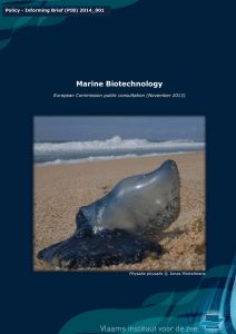 Marine Biotechnology Policy - Informing Brief (PIB) 2014_001