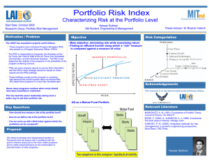 Portfolio Risk Index Characterizing Risk at the Portfolio Level