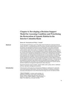 Chapter 6: Developing a Decision-Support Model for Assessing Condition and Prioritizing