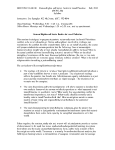 BOSTON COLLEGE    Human Rights and Social Justice... (SC367.01) Syllabus