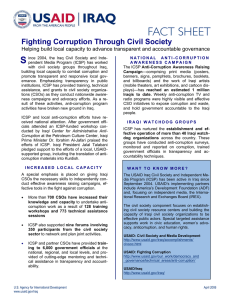 S Fighting Corruption Through Civil Society