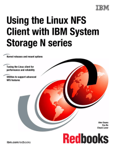 Using the Linux NFS Client with IBM System Storage N series Front cover