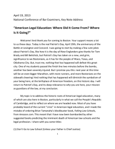 “American Legal Education: Where Did It Come From? Where
