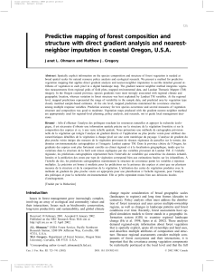 Predictive mapping of forest composition and