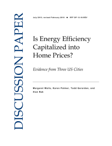 Is Energy Efficiency Capitalized into Home Prices?
