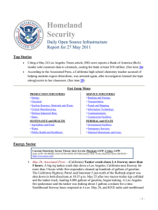 Homeland Security Daily Open Source Infrastructure Report for 27 May 2011