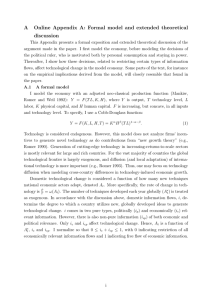 A Online Appendix A: Formal model and extended theoretical discussion