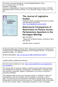 This article was downloaded by: [Universitetsbiblioteket i Oslo] Publisher: Routledge