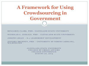 A Framework for Using Crowdsourcing in Government