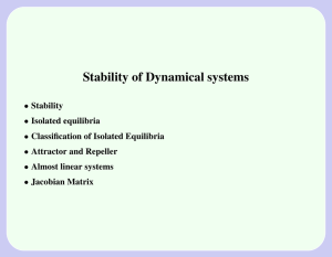 Stability of Dynamical systems
