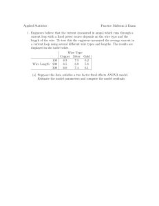 Applied Statistics Practice Midterm 2 Exam