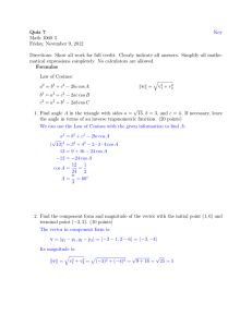 Quiz 7 Math 1060–5 Friday, November 9, 2012