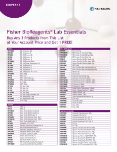 Fisher BioReagents Lab Essentials Buy Any 3 Products from This List