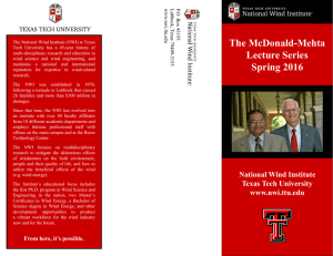 The McDonald-Mehta Lecture Series P L