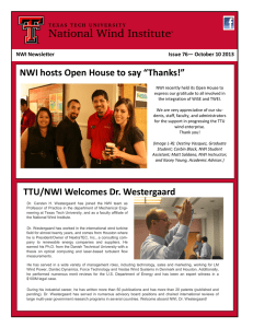 NWI hosts Open House to say “Thanks!” NWI Newsletter