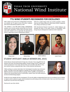 TTU WIND STUDENTS RECOGNIZED FOR EXCELLENCE