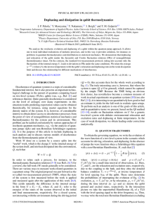 Dephasing and dissipation in qubit thermodynamics ola, Masuyama, Nakamura,
