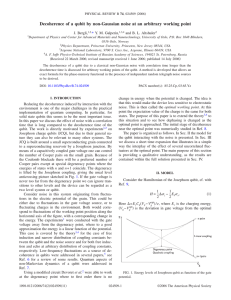 Decoherence of a qubit by non-Gaussian noise at an arbitrary... * J. Bergli, Y. M. Galperin,