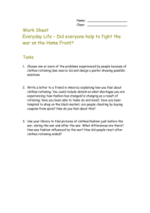 Work Sheet Everyday Life – Did everyone help to fight the Tasks