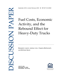 Fuel Costs, Economic Activity, and the Rebound Effect for