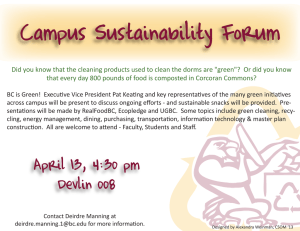 Campus Sustainability Forum