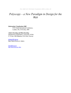 Polyscopy – a New Paradigm in Design for the Web