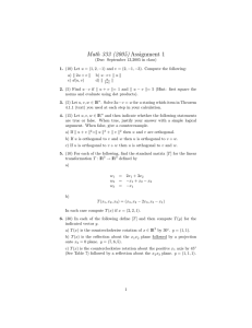 Math 333 (2005) Assignment 1
