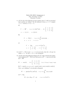 Math 333 (2015) Assignment 4