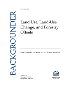 DER Land Use, Land-Use Change, and Forestry