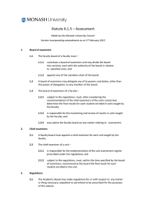 Statute 6.1.5 – Assessment    