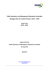 Traffic Operation and Management Standards Committee Issue Two