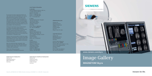 Local Contact Information In the USA Siemens Medical Solutions USA, Inc.