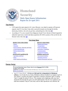 Homeland Security Daily Open Source Infrastructure Report for 26 April 2011