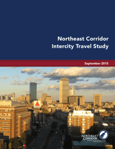 Northeast Corridor Intercity Travel Study September 2015