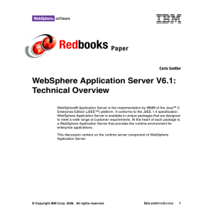 Red books WebSphere Application Server V6.1: Technical Overview