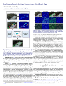 Small Instance Detection by Integer Programming on Object Density Maps