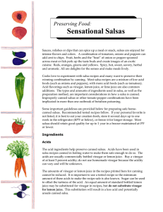 Sensational Salsas Preserving Food: