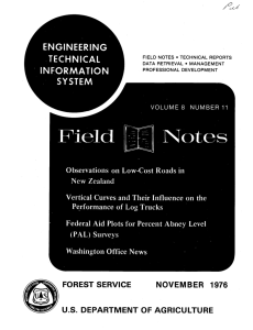 Notes Field PAL INFORMATION
