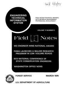 Notes ield AWARD TECHNICAL