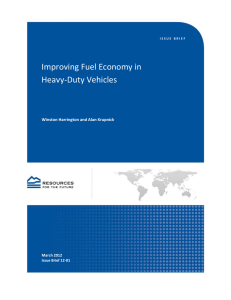 Improving Fuel Economy in Heavy-Duty Vehicles  Winston Harrington and Alan Krupnick