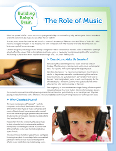 The Role of Music