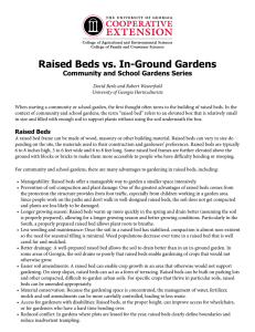 Raised Beds vs. In-Ground Gardens Community and School Gardens Series