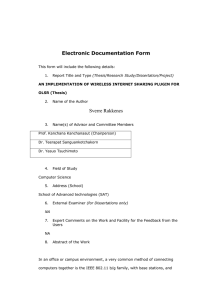 Electronic Documentation Form