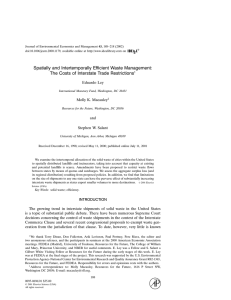 Journal of Environmental Economics and Management 43, 188–218 (2002)