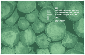 Minnesota Timber Industry: An Assessment of Timber Product Output and Use 2007