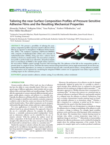 Tailoring the near-Surface Composition Profiles of Pressure-Sensitive