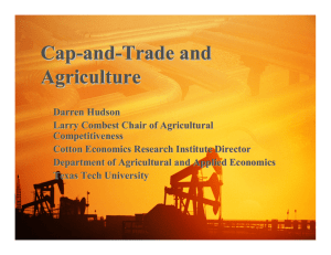 Cap - and Trade and