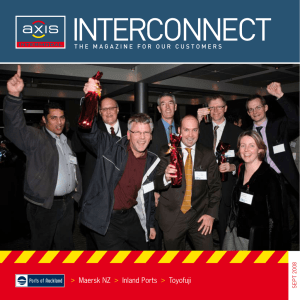 INTERCONNECT &gt; Maersk NZ Inland Ports