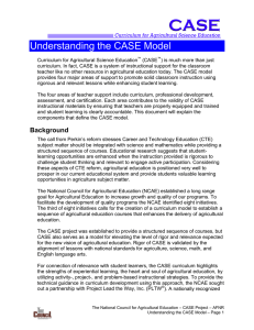 Understanding the CASE Model