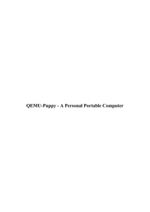 QEMU-Puppy - A Personal Portable Computer